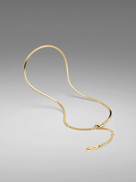 VL. Adjustable Gold Snake Bracelet - VALORE