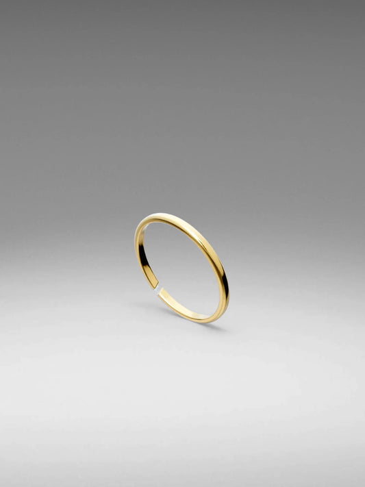 VL. Adjustable Classic Gold Ring - VALORE