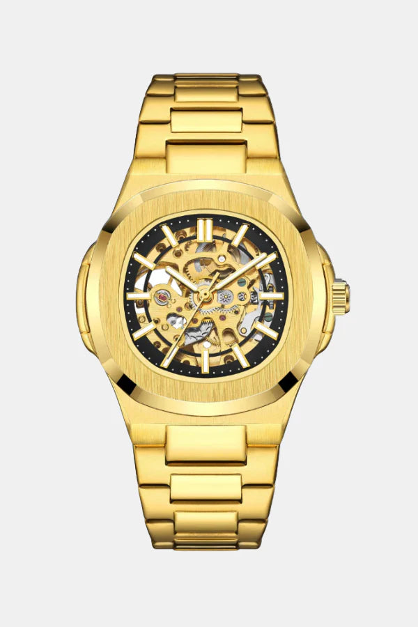 VL. Skeleton Automatic Gold Black - VALORE