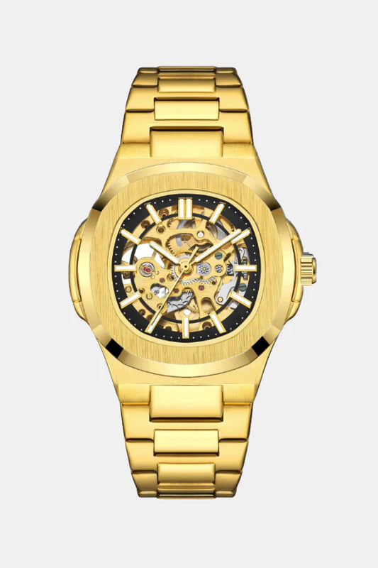 VL. Skeleton Automatic Gold Black - VALORE