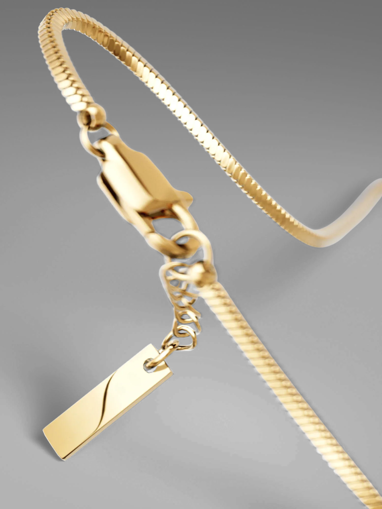VL. Adjustable Gold Snake Bracelet - VALORE