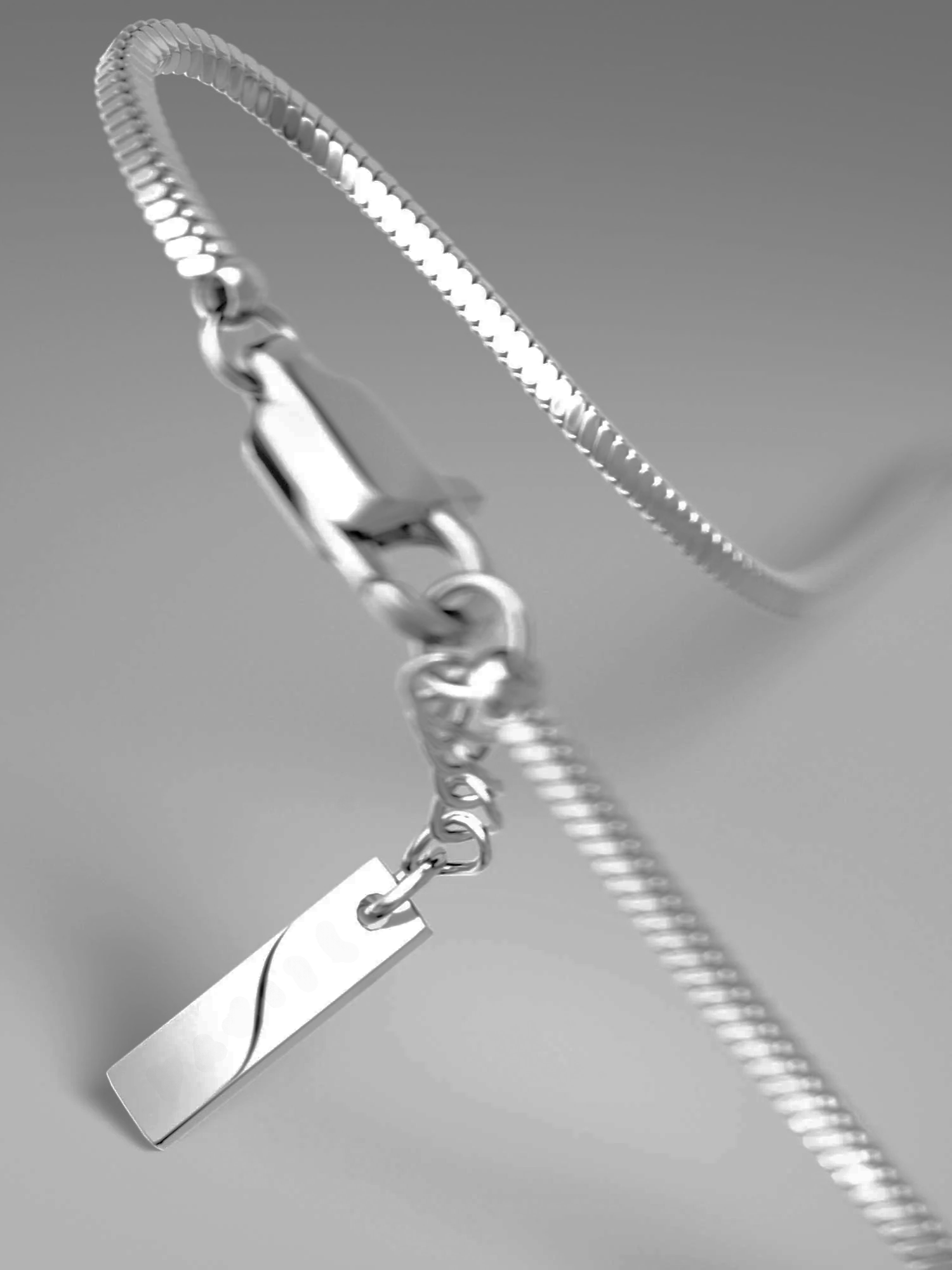 VL. Adjustable Steel Snake Bracelet - VALORE