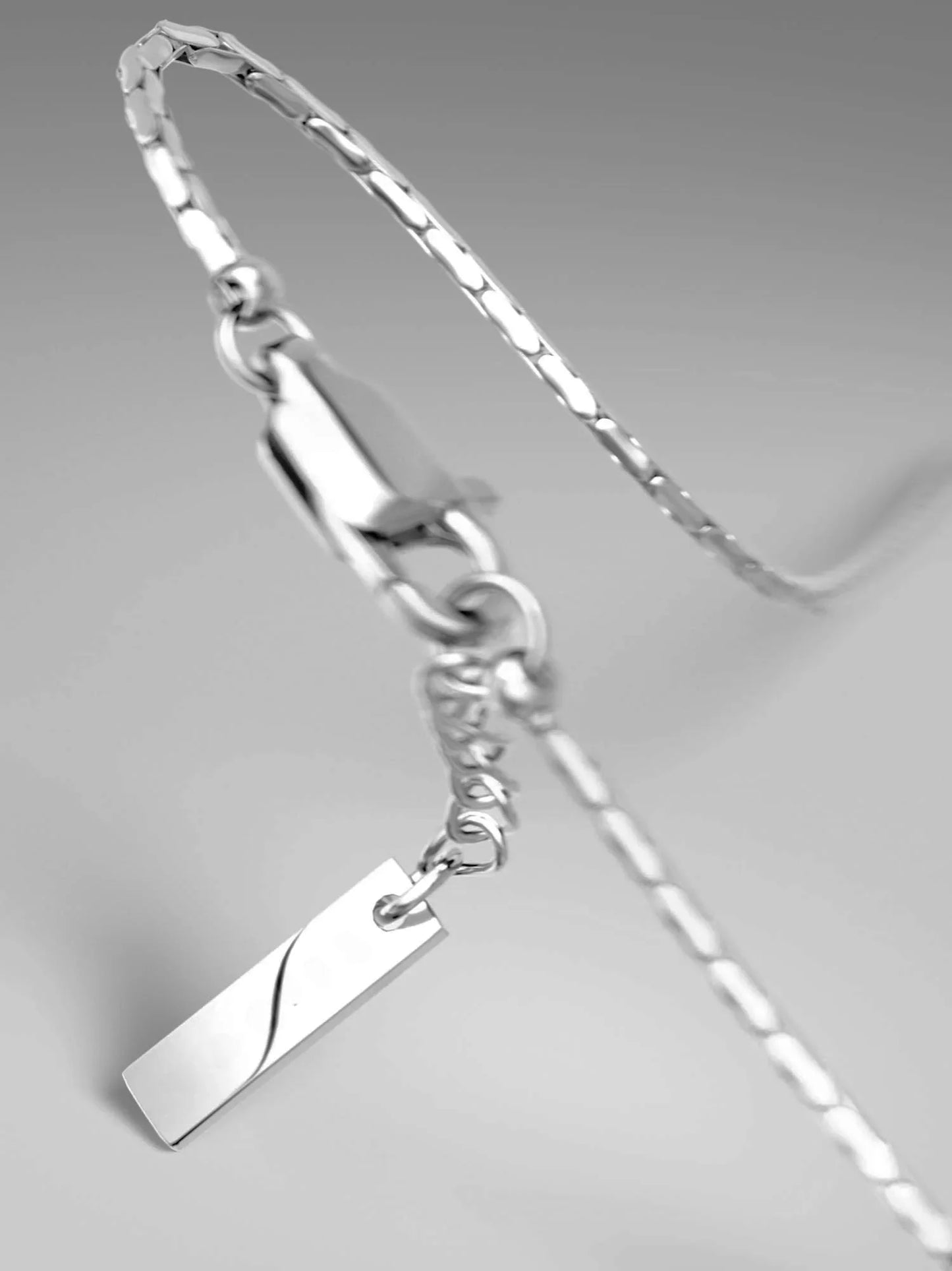 VL. Adjustable Steel Chain Bracelet - VALORE