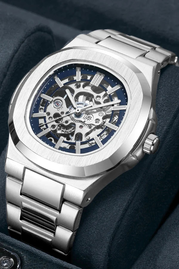 VL. Skeleton Automatic Steel Blue - VALORE